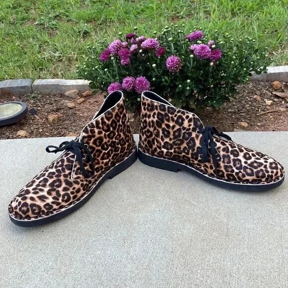 NWOT Clarks Original Desert Boot 2 Leopard Print - Picture 5 of 11